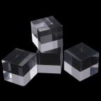 アクリル キューブ ブロック 正方形 透明 撮影 展示 ディスプレイ 撮影用小道具 ４個 セット クリア 4 x 4 x 4cm