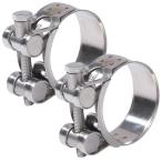 rubonalie хомут глушителя нержавеющая сталь 2 шт. комплект универсальный машина мотоцикл 