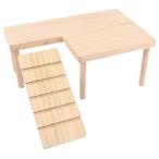 rubonalie хомяк из дерева подножка stage 28×17×13cm левый правый выбор мелкие животные для лестница имеется L type клетка расположение 
