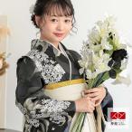 ショッピング袴 袴 レンタル 小学生 黒 銀木犀(G1054) 卒業式 女の子 ジュニア AG387