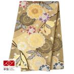 ショッピングレンタル 帯 レンタル 正絹 振袖用帯 金 桜に縞 B224