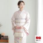 訪問着 レンタル 入学式 卒業式 結婚式 袷 薄ピンク 流水枝垂れ桜 七五三 身長154〜165cm H1273
