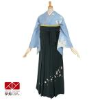 церемония окончания hakama в аренду . сырой . участник выходной костюм hakama полный комплект сверху товар дешевый есть перевод специальная цена бледно-голубой серый .. Kiyoshi способ . цветок HG203