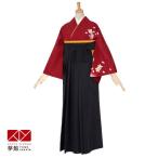  церемония окончания hakama в аренду . сырой . участник выходной костюм hakama полный комплект темно-красный Sakura . сезонные цветы ( дом ) HG414