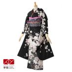 ショッピング薔薇 振袖 レンタル 成人式 結婚式 黒　牡丹と薔薇(R653)12月〜1月利用 対応身長154〜165cm RS396