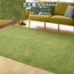 ラグ ラグマット シーヴァ 185×240cm 芝生風 ウレタン入り ホットカーペットカバー 子供部屋 ミニラグ ルームマット 一人暮らし おうちキャンプ