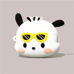 ポチャッコ AirPodsケース 対応 イヤホンケース AirPods 1/ 2/ 3/ 4/Pro用ケース カラビナ付き ミニボックス かわいい 誕生日 ギフト プレゼント