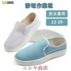 静電作業靴 スリッポン 作業靴 静電靴 静電気防止 静電気除去 帯電防止 レディース メンズ 男女兼用 送料無料