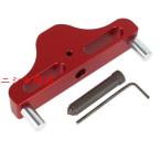 中心出し ドリルガイド 木工マーキングゲージ 木工ケガキゲージ スクライブ アルミ製 簡単 木工定規 DIYセンターファインダー 大工測定、マーキング用