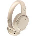 ag WHP01K AG-WHP01K ワイヤレス ヘッドホン Bluetooth ノイズキャンセリング ノイキャン ANC マイク付き クリーム