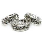 Yahoo! Yahoo!ショッピング(ヤフー ショッピング)ロンデル シルバー 平型タイプ 1個 4mm 5mm 6mm 8mm 10mm 天然石 ブレスレット