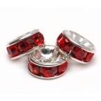 Yahoo! Yahoo!ショッピング(ヤフー ショッピング)ロンデル シャムレッド 1個 4mm 5mm 6mm 8mm 天然石 ブレスレット