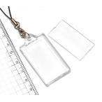 Yahoo! Yahoo!ショッピング(ヤフー ショッピング)【アクリルフォトフレーム】ハメパチ 長方形型 53mm×27mm ストラップ 写真サイズ 約40×22mm