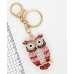 開運キラキラフクロウキーホルダーレ...