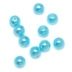 Yahoo! Yahoo!ショッピング(ヤフー ショッピング)【パール風ビーズ】アクアブルー 8mm 12mm プラパール パールビーズ 真珠風ビーズ