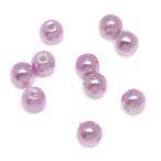 Yahoo! Yahoo!ショッピング(ヤフー ショッピング)【パール風ビーズ】パープル 4mm 6mm 8mm 12mm プラパール パールビーズ 真珠風ビーズ