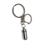 ステンレス ピルケース 2.5cm SSサイズ 極小サイズ キーホルダー ニトロ 医療用
