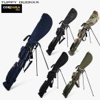 【東京発 | GOODA掲載】CORDURA コーデュラ × 極上牛革 × FIDLOCK 新色登場! YUPPY QUOKKA お洒落 高級 ゴルフ スタンドバッグ セルフ クラブケース