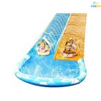  вода ползун вода ползун для бытового использования газонная трава сырой Water Slide надувной вода спрей вода ползун 3 человек . играть долговечность. .