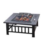 ファイヤーピット 焚き火台 テーブル バーベキュー 囲炉裏 焼肉 テーブル 自宅 庭 大人数 耐熱性 自宅 庭 家庭用 囲炉裏 おしゃれ 焚き火台 グリル キャンプ用