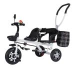  2 посадочных мест трехколесный велосипед коляска .. для детский велосипед пассажирский палка имеется обе пункт ремень безопасности имеется место хранения . корзина имеется пассажирский палка удалять возможность день рождения подарок уличный салон .