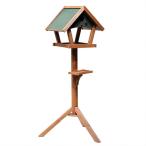 дикая птица. столик для птиц из дерева наружный bird механизм подачи на крыше установлен независимый корм для птиц шт. птица приманка inserting дикая птица наблюдение высота 128cm.. класть двор уличный сад дикая птица для садоводство украшение предмет установка простой 