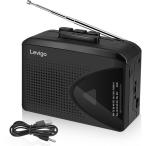 Levigo кассетная магнитола кассетная лента портативный радио AM/FM радио лента воспроизведение легкий compact USB кабель имеется b