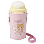 ショッピングストロー OSK マグボトル ストロー付水筒 リラックマ 450ml [保冷タイプ/ストロー付/ワンタッチオープン] 日本製 SC-450S