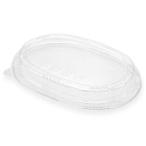 KAYU PACKAGE 楕円 DAEN 透明プラ 蓋 Mサイズ 120x170x18mm 1パック 50個 （本体容器別売）使い捨て