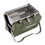 ショッピングキャプテンスタッグ キャプテンスタッグ(CAPTAIN STAG) バーベキューコンロ グリル V型 卓上グリル B6型 オリーブ モンテ UG-81