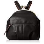 ショッピングがま口 [レッセフェール] 本革 キューズ リュック がま口 日本製 レディース ブラック