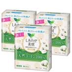 【まとめ買い】ロリエ しあわせ素肌ライナー天然コットン54コ入× 3セット(162コ)