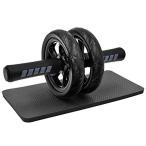 FEELCAT 腹筋ローラー 静音 アブローラー スリムトレーナー アブホイール 上半身筋トレ 膝保護マット付き 耐荷重200kg (A-腹筋ローラ