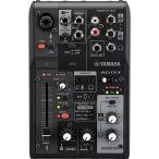 ヤマハ(YAMAHA) ライブストリーミングミキサー 3チャンネル ブラック AG03MK2 B