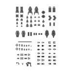 30MM オプションパーツセット15 (マルチバーニア/マルチジョイント) 1/144スケール 色分け済みプラモデル