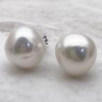 ごろっと大きなバロックパールのピア...