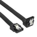 [ параллель импортные товары ] с одной стороны L type SATA3.0 кабель 6Gbps 40cm { черный } SATA кабель серийный ATA 26AWG.