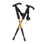 [ параллель импортные товары ]T type рукоятка треккинг paul (pole) 2 шт. комплект { Gold } трость для ходьбы треккинг stock..