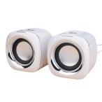 [ параллель импортные товары ]USB динамик { белый } легкий compact PC динамик большой громкость энергия компактный портативный Mini динамик..