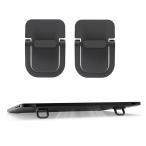 [ параллель импортные товары ] маленький размер ддя ноутбука подставка приклеивание type 2 шт. комплект черный Note PC для складной осанка . линия угол ..._