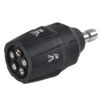 [ параллель импортные товары ] мойка высокого давления для мульти- форсунка 5 -ступенчатый .. угол форсунка head .. head мульти- спрей пена gun мойка машин Karcher адаптор._