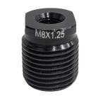 【並行輸入品】シフトノブ アダプター 黒 M8x1.25 車用 アルミ合金 交換用 内ネジ 外ネジ ネジ変換アダプター 汎用 .