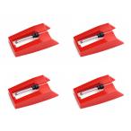 【並行輸入品】レコード 交換針 4個 汎用 MM型カートリッジ用 錐形 スタイラス 交換部品 ターンテーブル .
