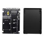 【並行輸入品】M.2 NGFF m.2 sata 変換アダプター 殻付き M.2 NGFF MSATA SSDをSATA 2.5/3.5に変換 ケース 外付け .