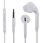 【並行輸入品】リモコン マイク付き イヤフォン S6 《ホワイト》 インナーイヤー イヤホン  .