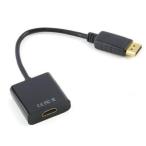 [ параллель импортные товары ]Display Port to HDMI конверсионный адаптор { черный } Display Port дисплей порт изменение кабель._