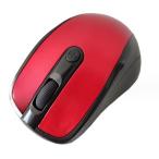 【並行輸入品】マウス ワイヤレスマウス 阿修羅 《レッド》 USB 光学式 無線 3ボタン 2.4G .