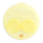 [ параллель импортные товары ] переносной контактные линзы очиститель { желтый } мойка контейнер очиститель kala темно синий soft твердый.