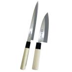 スミカマ(SUMIKAMA) 関時宗作 和包丁 2点セット 日本製 刺身包丁 出刃包丁 包丁 魚 刺身 和食 関市製 300ST ..