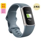Fitbit Charge 5 健康管理トラッカー スチールブルー プラチナ GPS搭載 スマートウォッチ